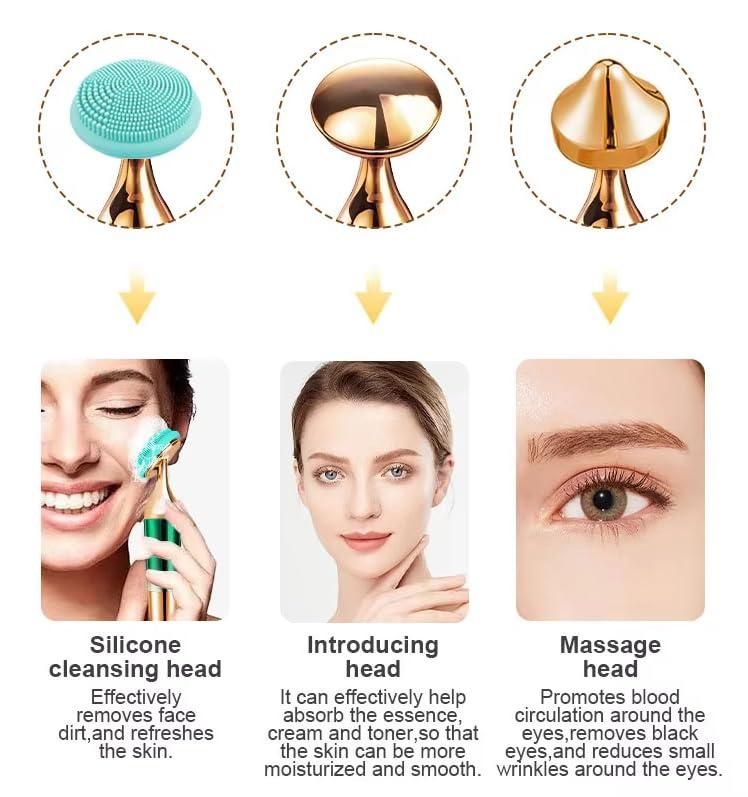 3-in-1 Face, Neck & Eyes Massager m2wvuk-pc