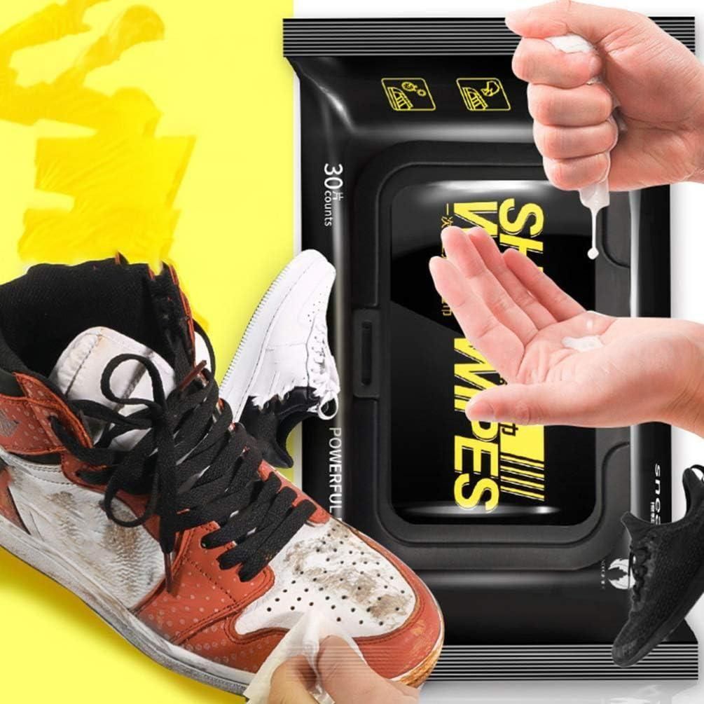 Natural Sneaker & Shoe Cleaner Wipes - 1 Packs of 80 m2wvuk-pc