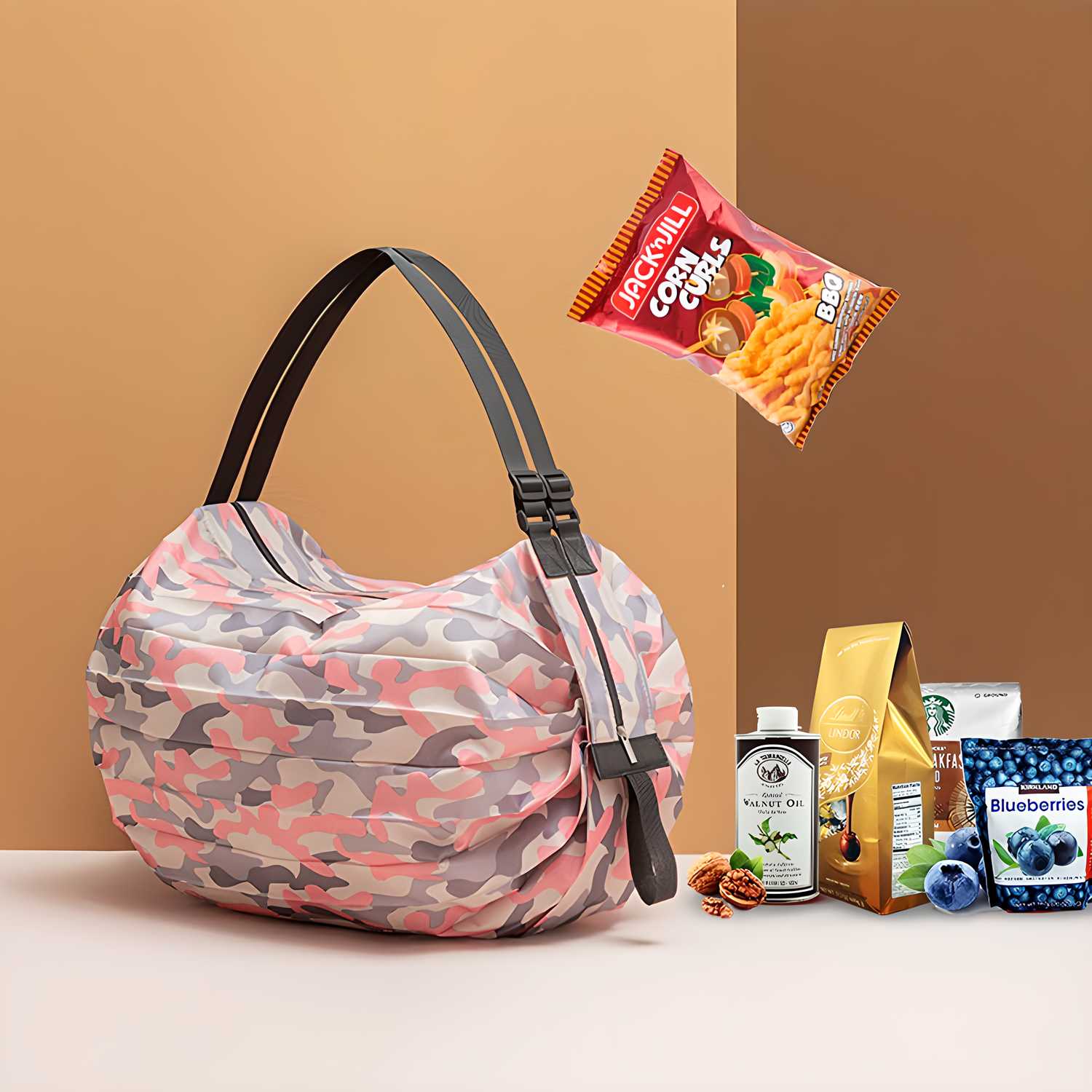 Two Pieces Foldable Shopping Bag m2wvuk-pc