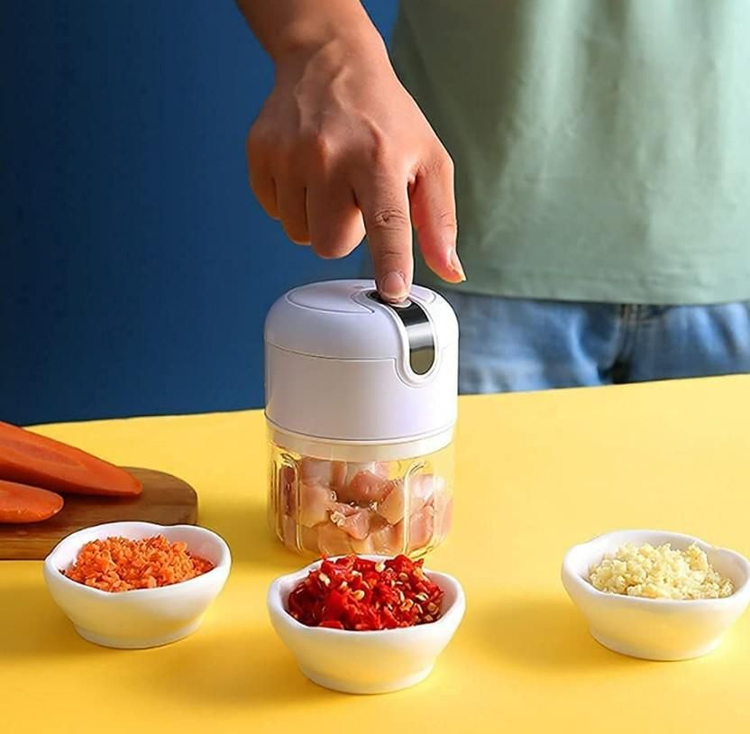 Mini Electric Meat/Garlic Chopper Portable Food Processor m2wvuk-pc