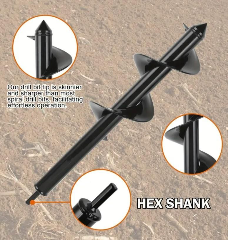 Spiral Hole Non Slip Earth Drill m2wvuk-pc