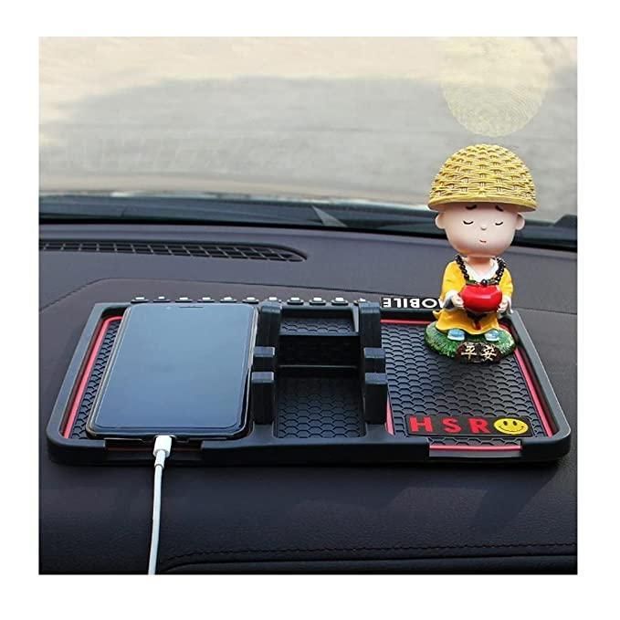 HSR Car Accessories Multifunction Phone GPS Holder Anti-Slip Silicone Pad and Car Mobile Holders for Car Dashboard m2wvuk-pc