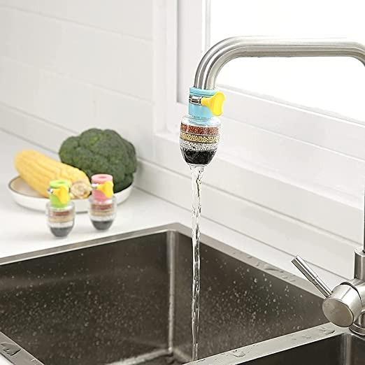 Activated Carbon Water Faucet Mount Filter (Assorted Color) ( Pack of 2) m2wvuk-pc
