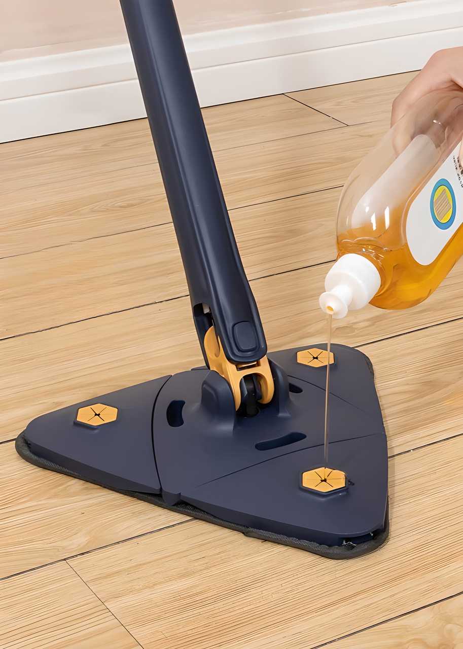 Blue Squeezing Triangle Cleaning Mop m2wvuk-pc