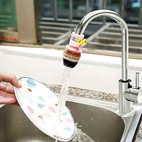 Activated Carbon Water Faucet Mount Filter (Assorted Color) ( Pack of 2) m2wvuk-pc
