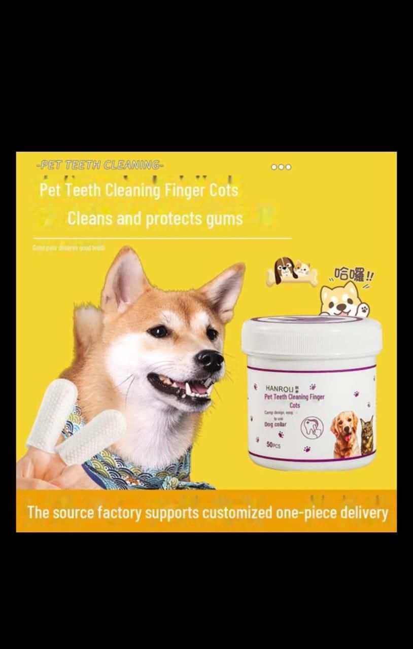 Disposable Dental Finger Wipes For Pets m2wvuk-pc