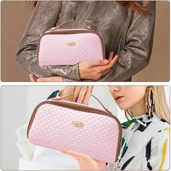 Double Zipper Cosmetics Bag m2wvuk-pc