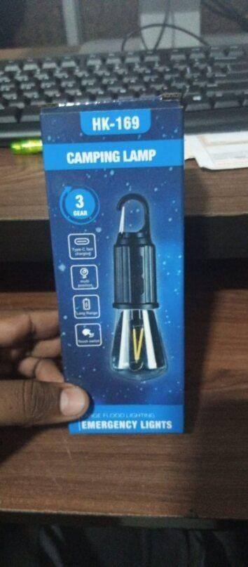 Decorative Hanging Bulb with 3 Modes Tent Lamp for Camping Pac of 2 m2wvuk-pc