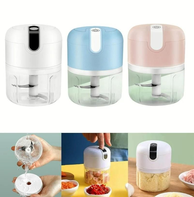 Mini Electric Meat/Garlic Chopper Portable Food Processor m2wvuk-pc