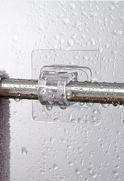 Rods Clips Hook Self Adhesive Pack of 6 m2wvuk-pc