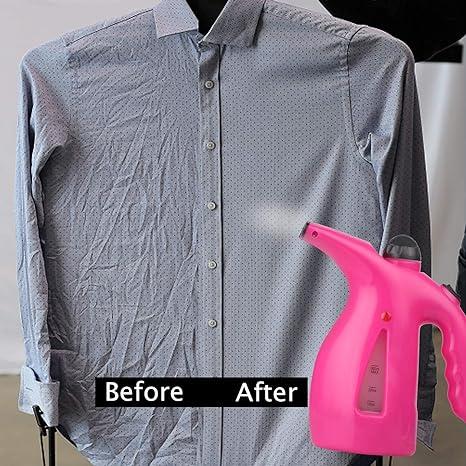 Fast Heat-up Portable Handheld Garment/Facial Vapor Steamer Iron Brush for Home and Travel Handy (Multicolour) m2wvuk-pc