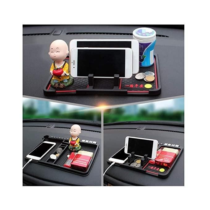 HSR Car Accessories Multifunction Phone GPS Holder Anti-Slip Silicone Pad and Car Mobile Holders for Car Dashboard m2wvuk-pc