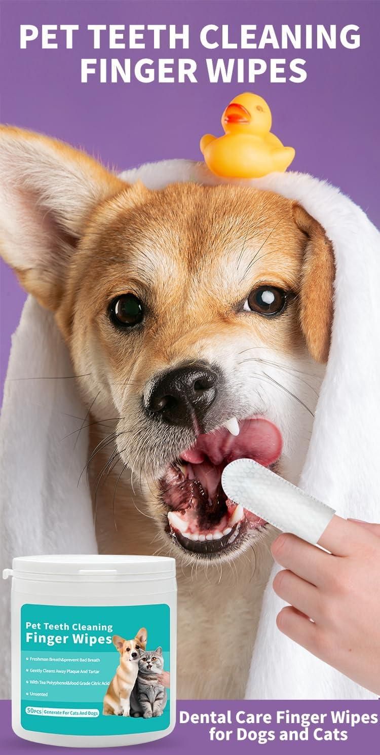 Disposable Dental Finger Wipes For Pets m2wvuk-pc