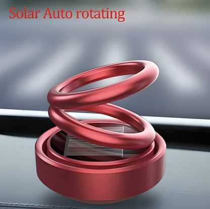 Car/Room Air Freshener- Solar Power Rotating Car/Room Air Freshener Perfume, Long Lasting French Organic Fragrance m2wvuk-pc
