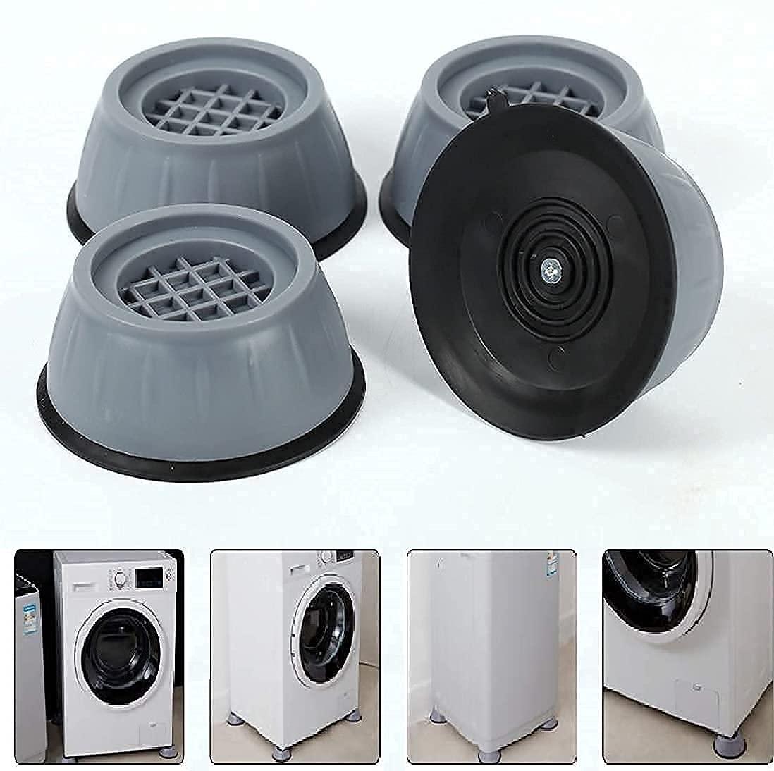 Anti Vibration Pad-Anti-vibration Pads For Washing Machine - 4 Pcs Shock Proof Feet For Washer ? Dryer, Great For Home, Laundry Room, Kitchen, Washer, Dryer, Table, Chair, Sofa, Bed (4 Units) m2wvuk-pc