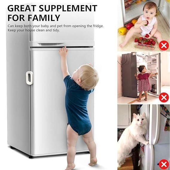 Refrigerator Lock l Cabinet Locks with Strong Adhesive m2wvuk-pc
