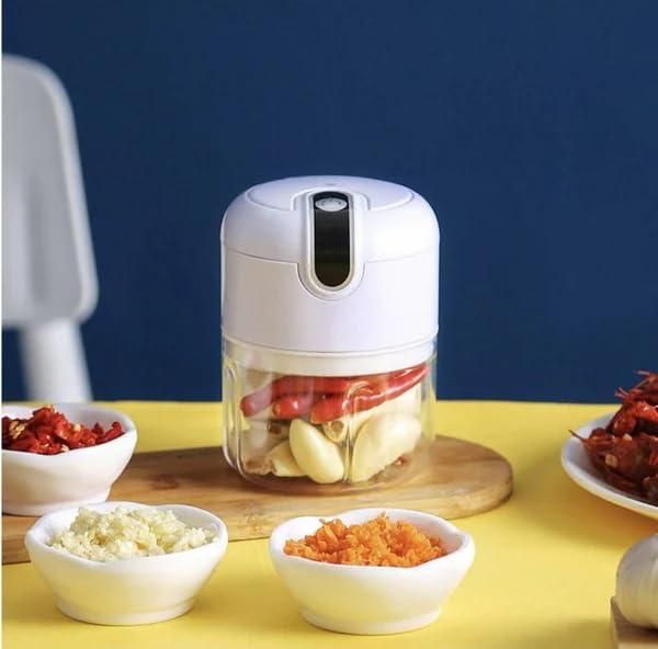 Mini Electric Meat/Garlic Chopper Portable Food Processor m2wvuk-pc