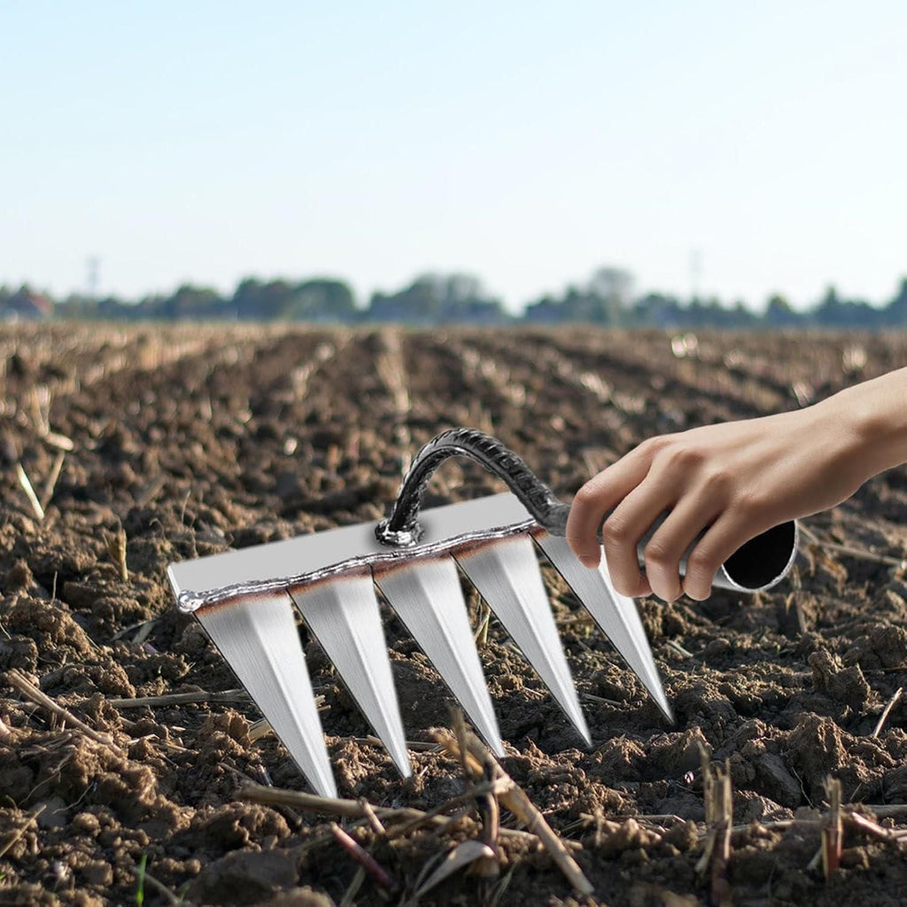 5 Teeth Carbon Steel Garden Weeding m2wvuk-pc