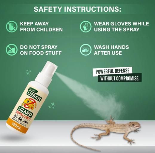 Lizard Repellent Spray 100Ml (Pack of 3) m2wvuk-pc