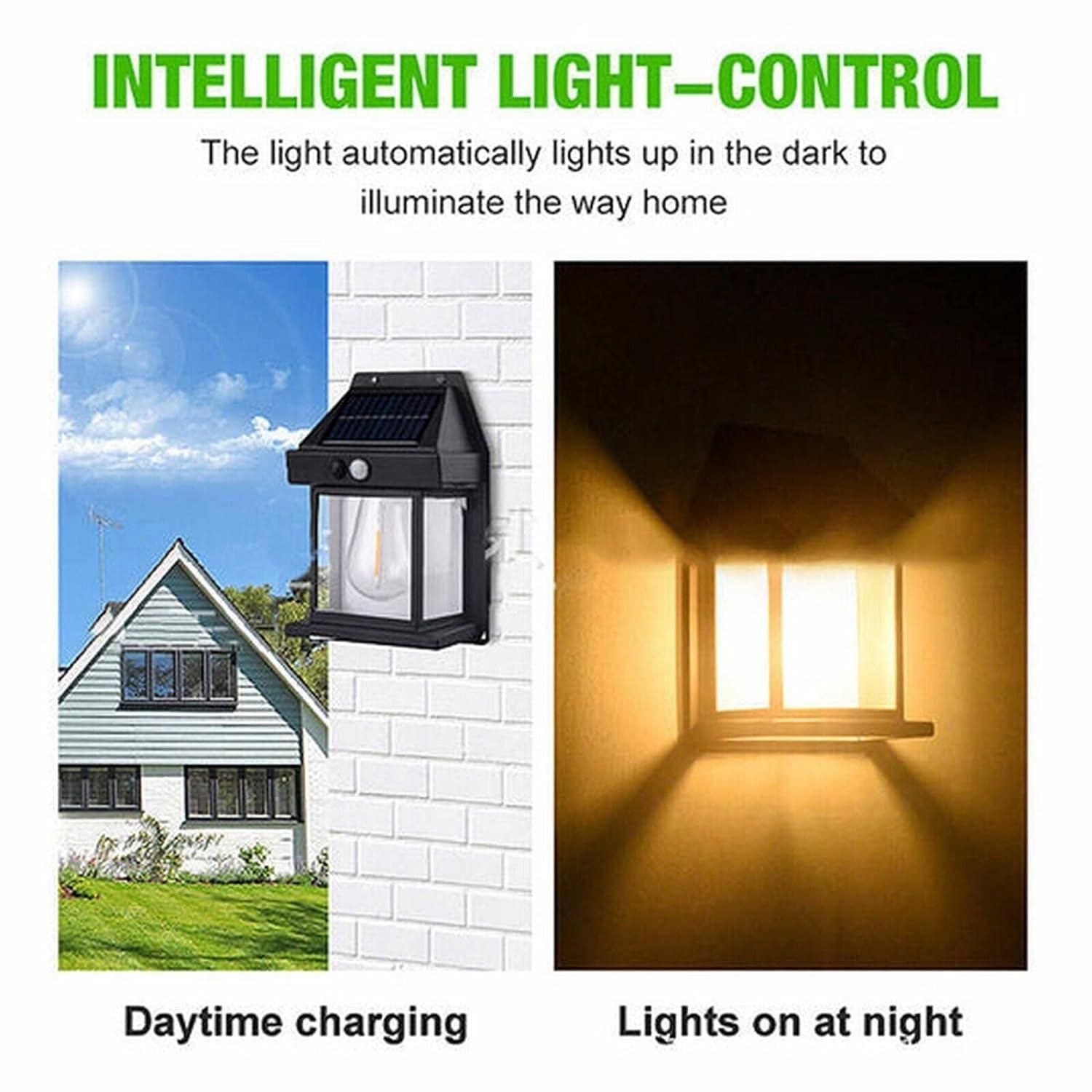 Solar Light Outdoor Wall Light m2wvuk-pc