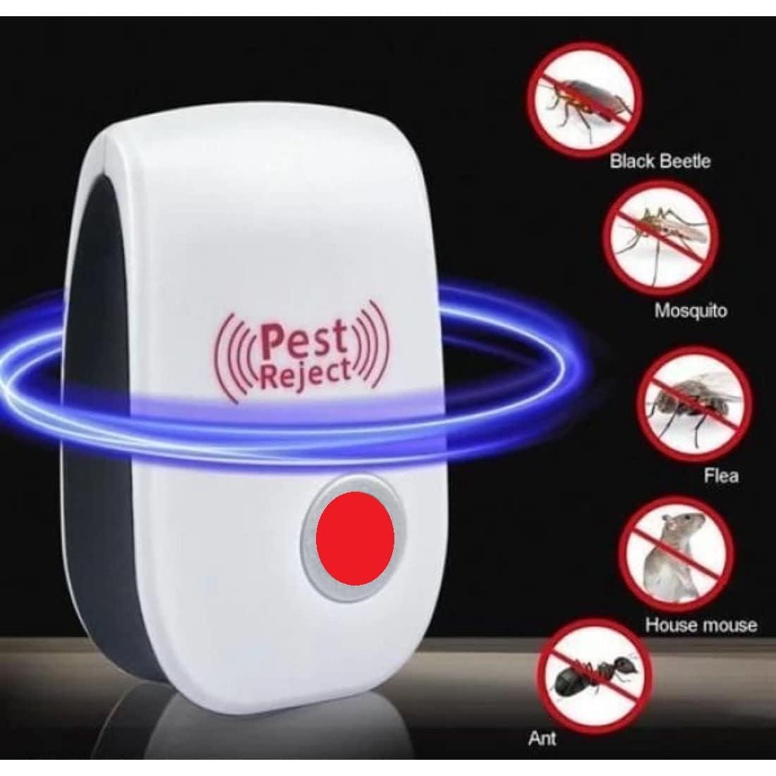 Ultrasonic Pest Repeller for Mosquito, Cockroaches, etc (Pack of 2) m2wvuk-pc