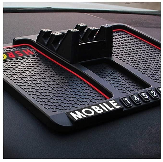 HSR Car Accessories Multifunction Phone GPS Holder Anti-Slip Silicone Pad and Car Mobile Holders for Car Dashboard m2wvuk-pc