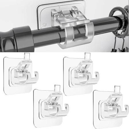 Rods Clips Hook Self Adhesive Pack of 6 m2wvuk-pc