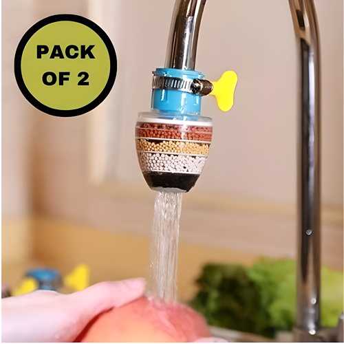 Home Kitchen Faucet Tap Water Clean Purifier Filter(Pack of 2) m2wvuk-pc