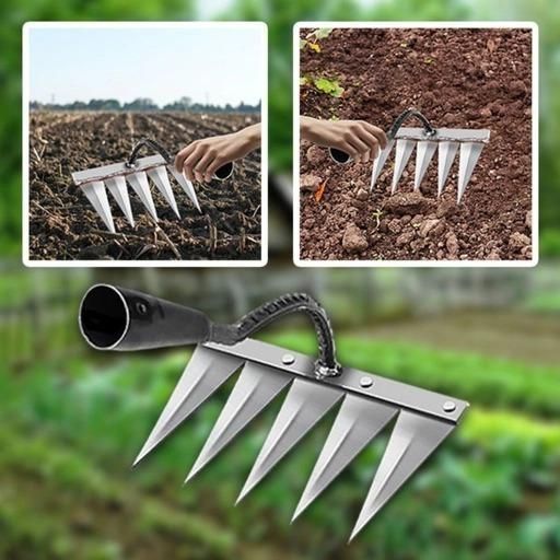 5 Teeth Carbon Steel Garden Weeding m2wvuk-pc