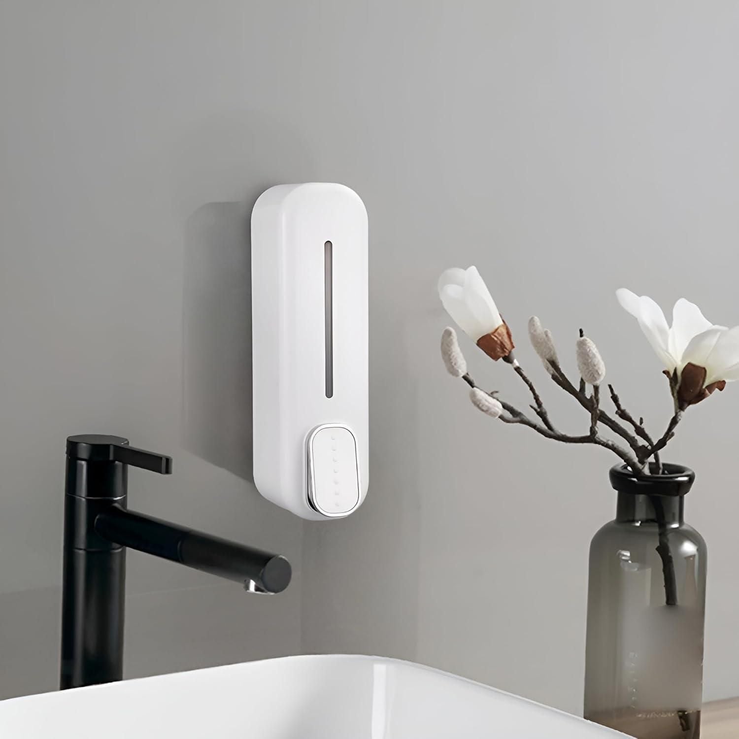 Press Wall-Mounted Dispenser Soap Manual m2wvuk-pc