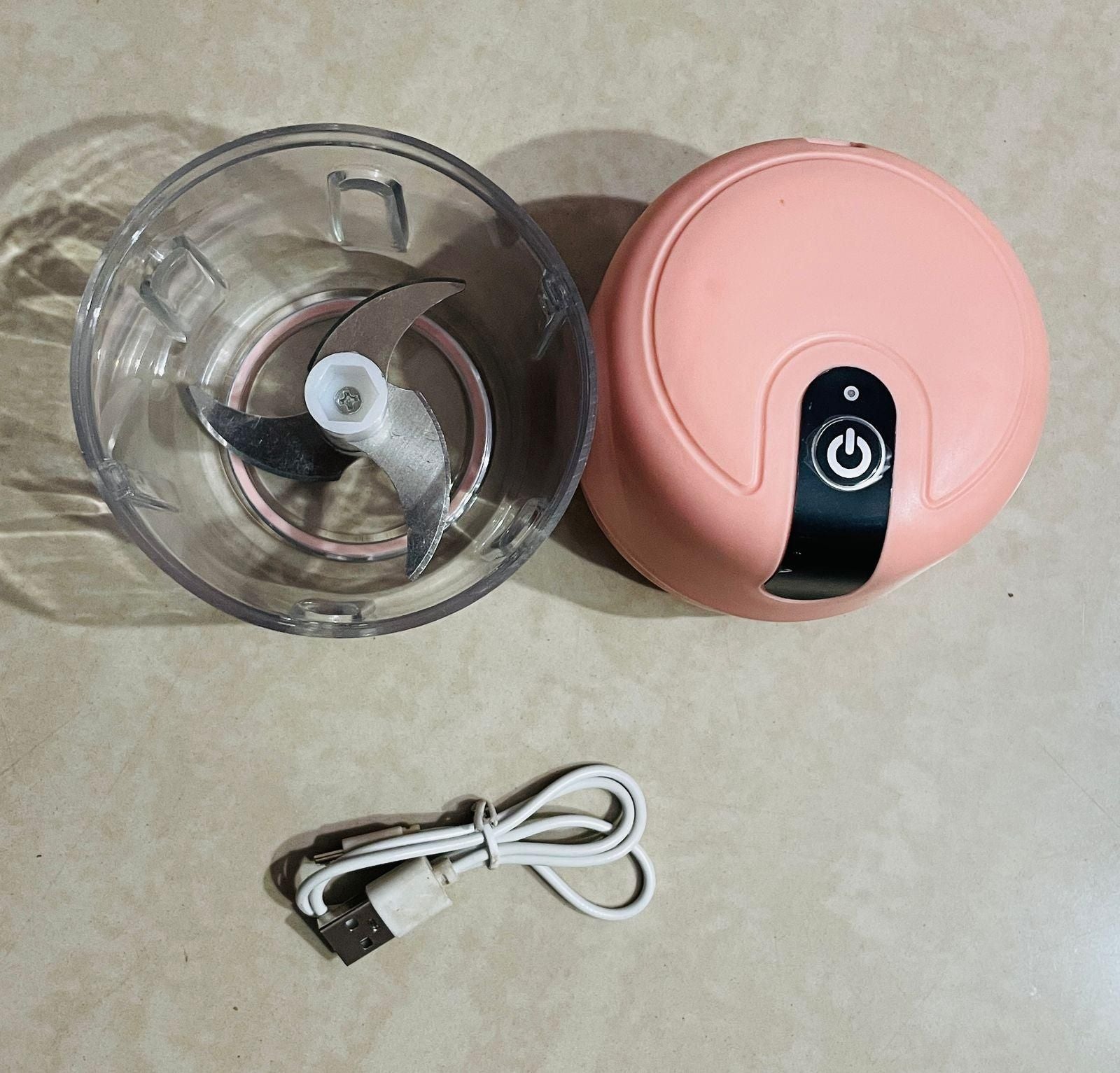 Mini Electric Meat/Garlic Chopper Portable Food Processor m2wvuk-pc