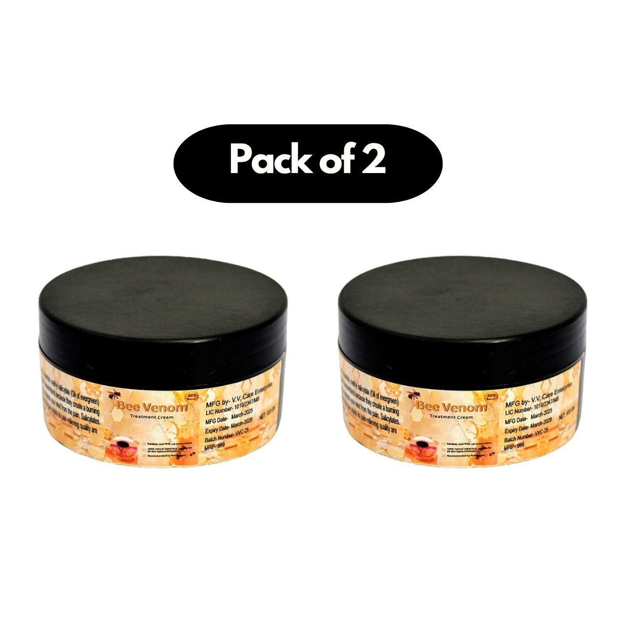 Bee Venom Skin Treatment Cream 100g (Pack of 2) m2wvuk-pc