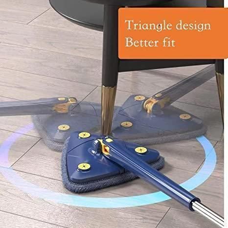 Blue Squeezing Triangle Cleaning Mop m2wvuk-pc