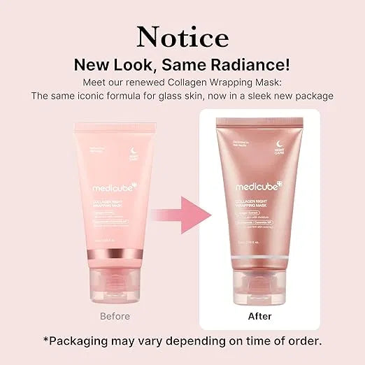 SS Medicube Collagen Overnight Wrapping Peel Off Facial Mask Pack of 2 26015
