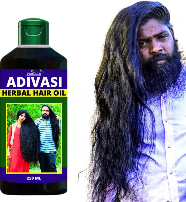 Phillauri Adivasi Natural Hair Oil (Pack of 3, 250 ml) 13373