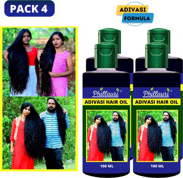 Phillauri Adivasi Natural Hair Oil (Pack of 3, 250 ml) 13373