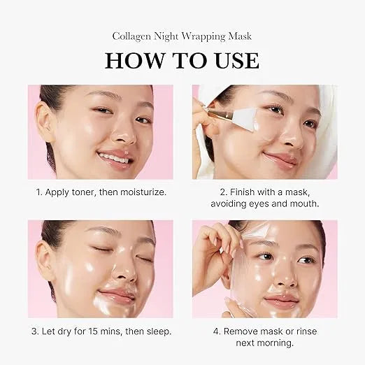 SS Medicube Collagen Overnight Wrapping Peel Off Facial Mask Pack of 2 26015
