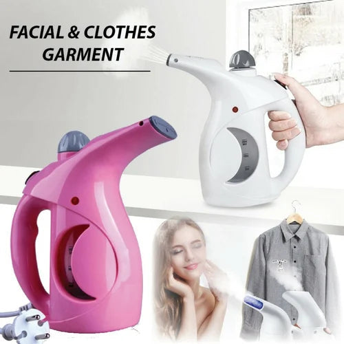 Fast Heat-up Portable Handheld Garment/Facial Vapor Steamer Iron Brush for Home and Travel Handy (Multicolour) m2wvuk-pc